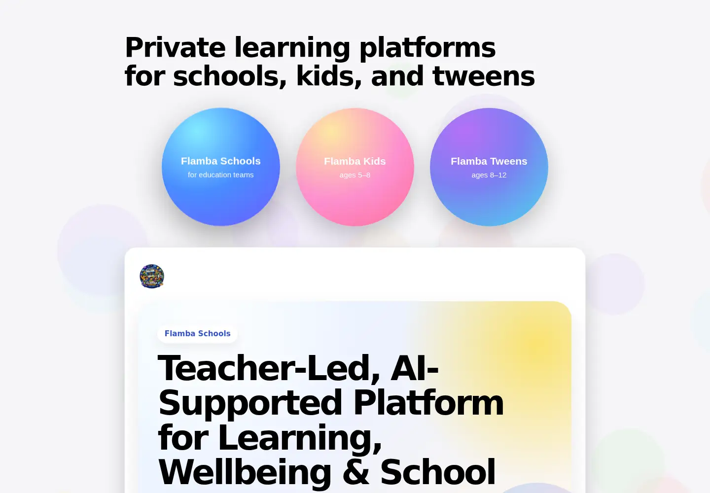 Screenshot of flamba.app