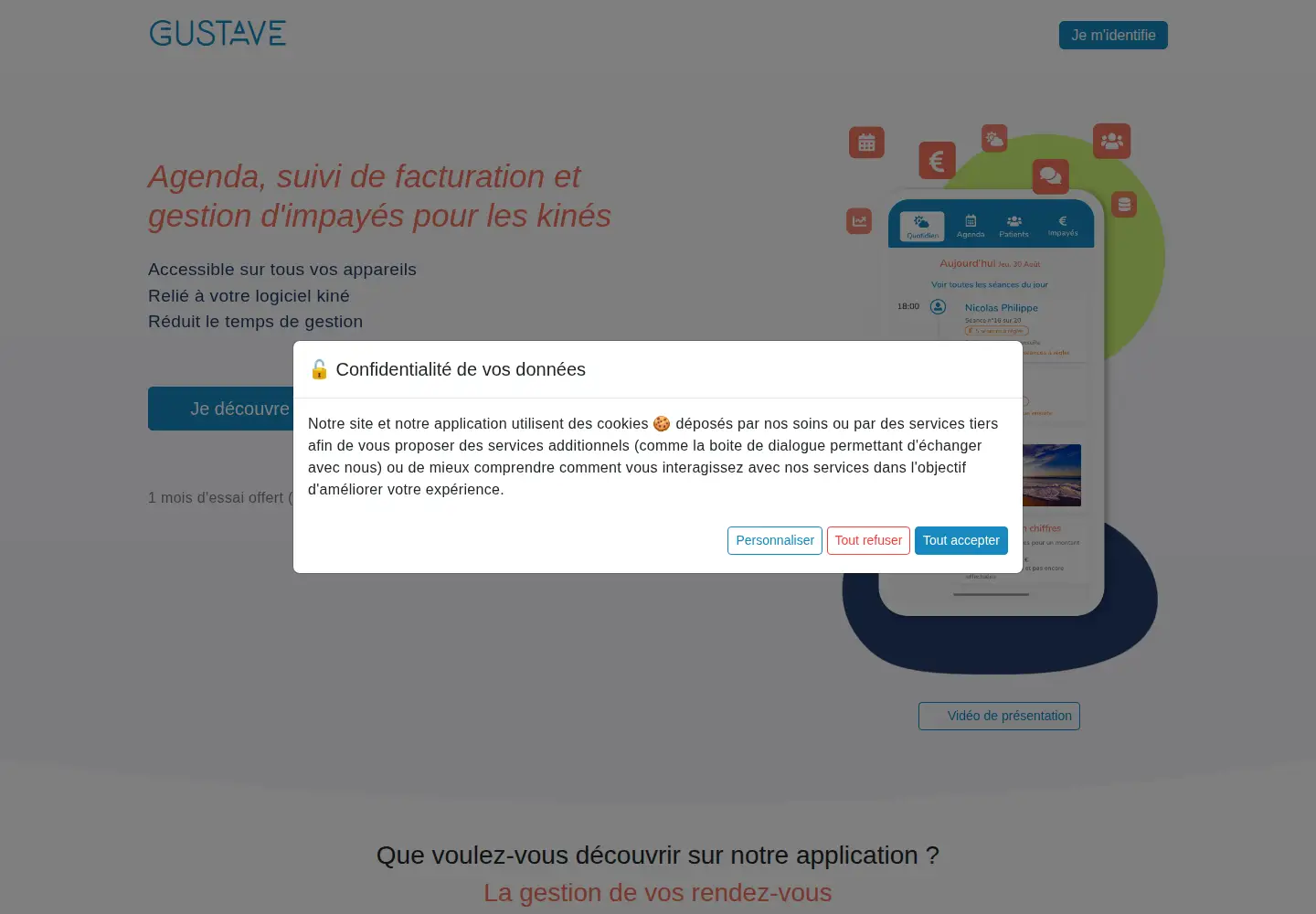 Screenshot of gustave.app