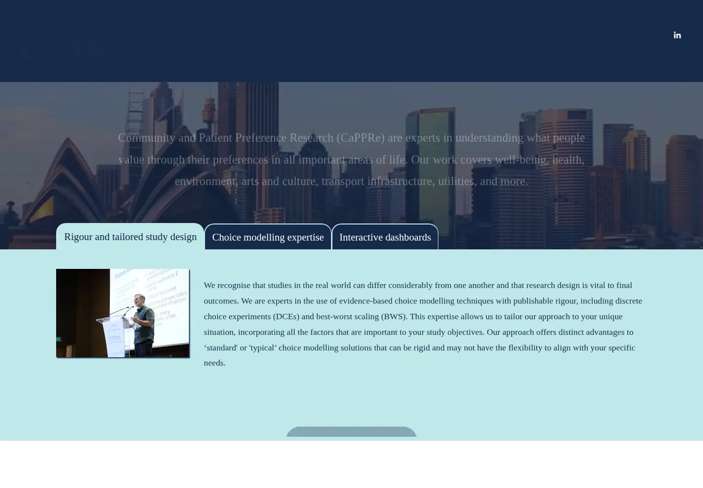 Captured homepage of cappre.com.au in the current scan