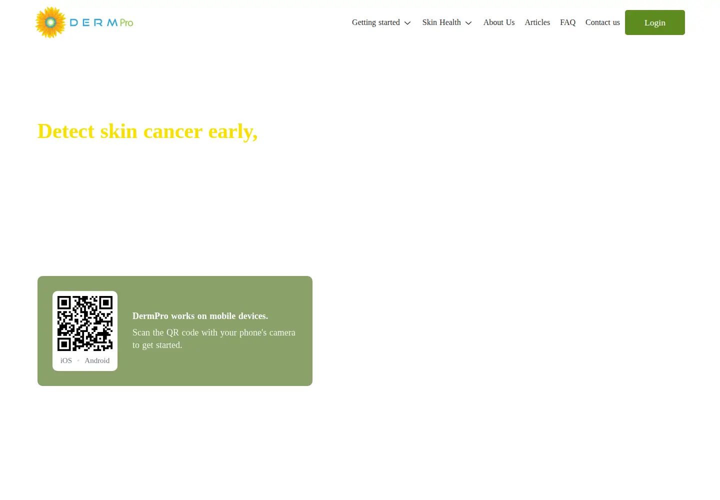 Screenshot of dermpro.com.au