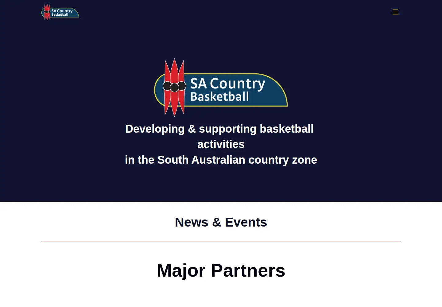Captured homepage of sacbci.com.au in the current scan