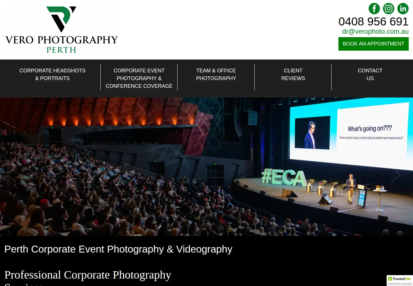 Screenshot of verophoto.com.au