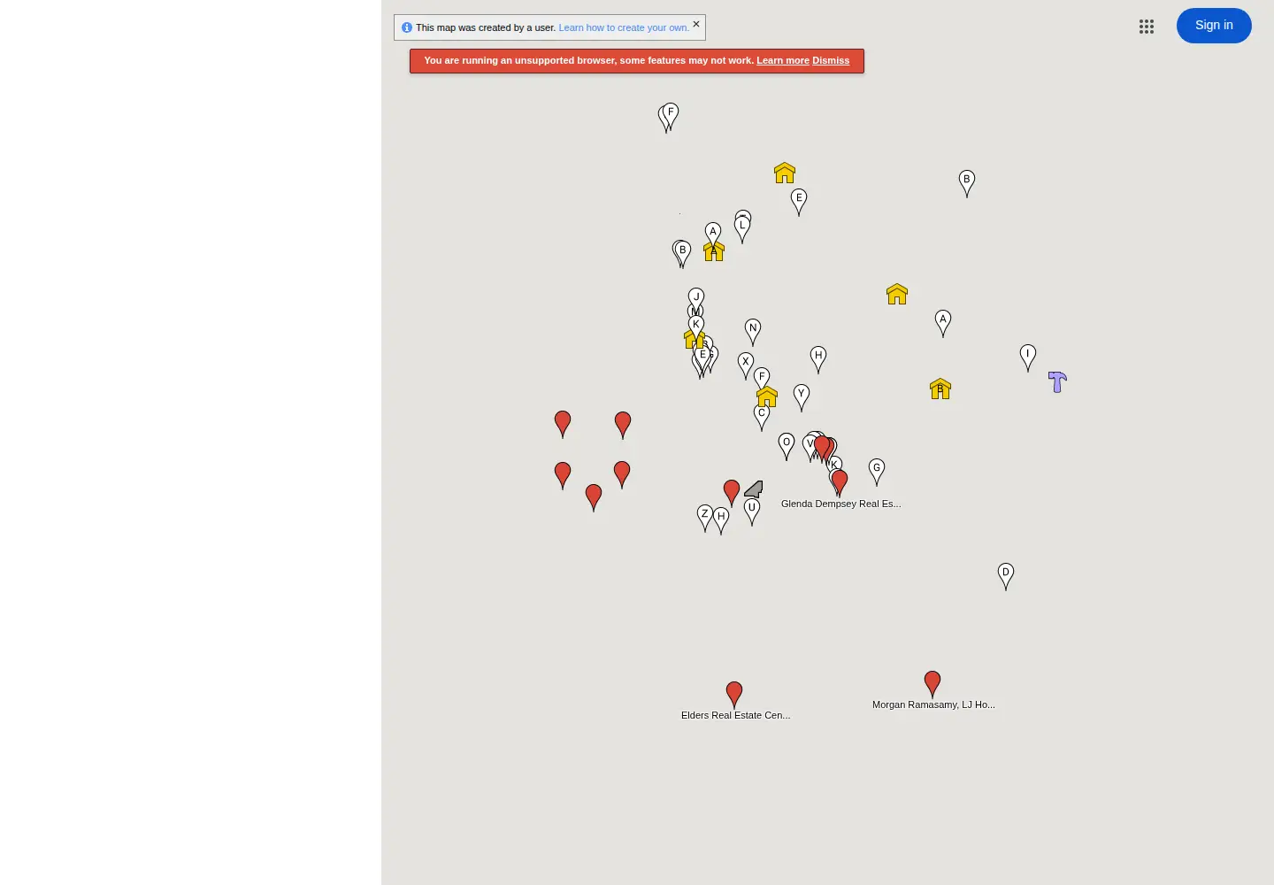 Captured homepage of realestatemap.au in the current scan