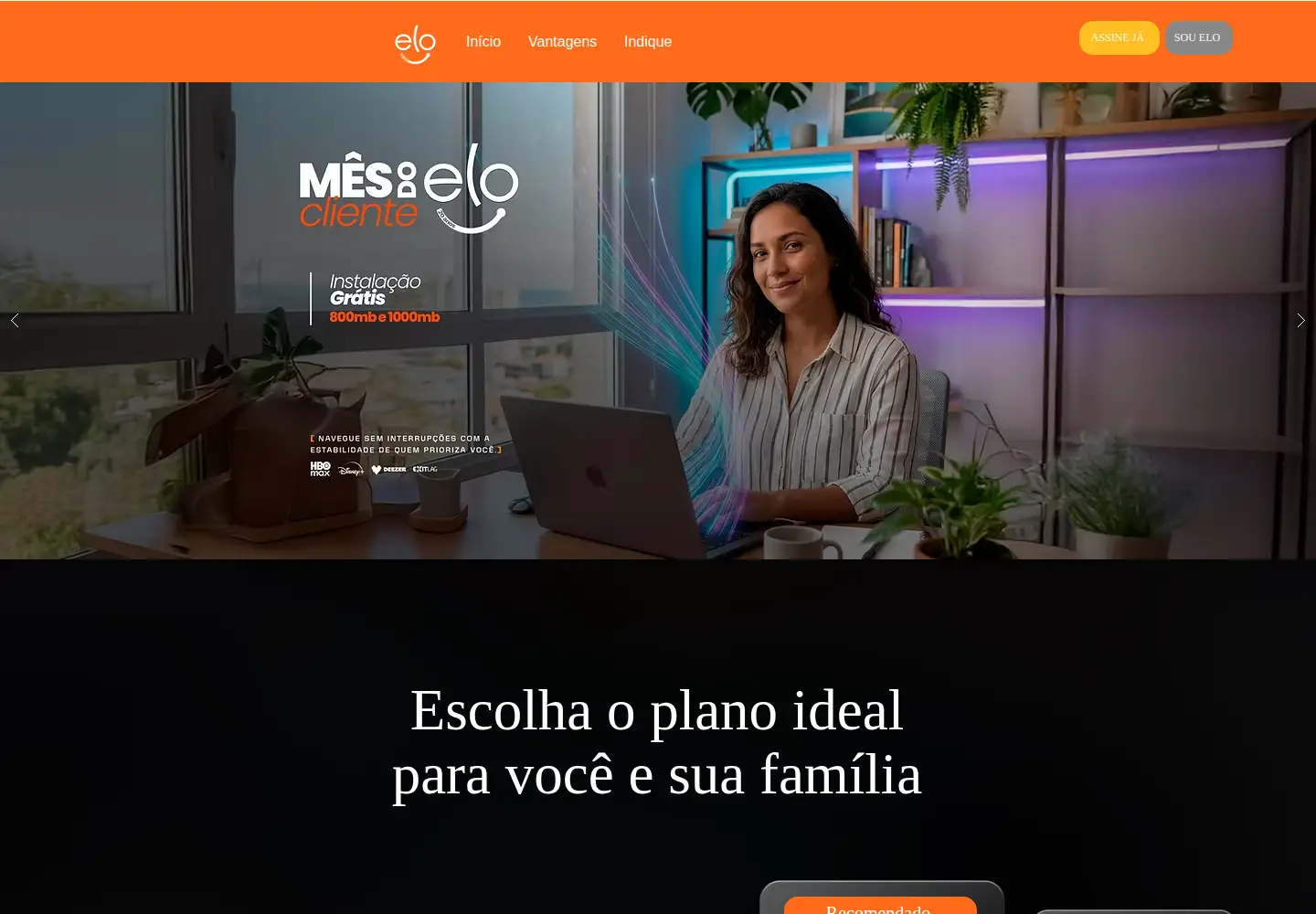 Screenshot of elo.net.br