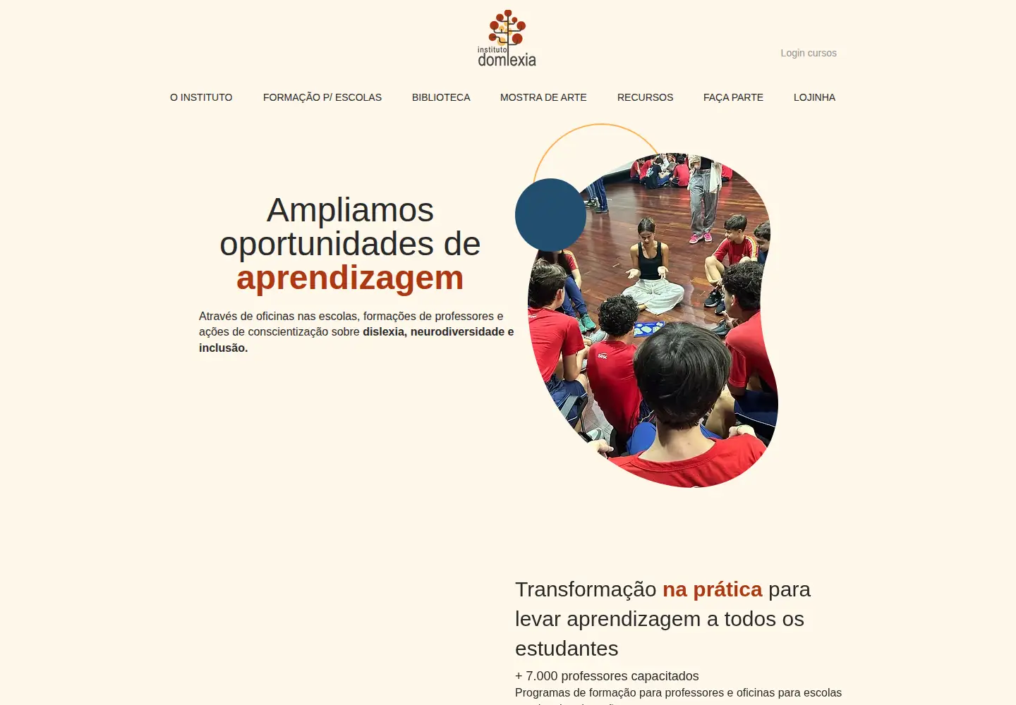 Screenshot of domlexia.org.br