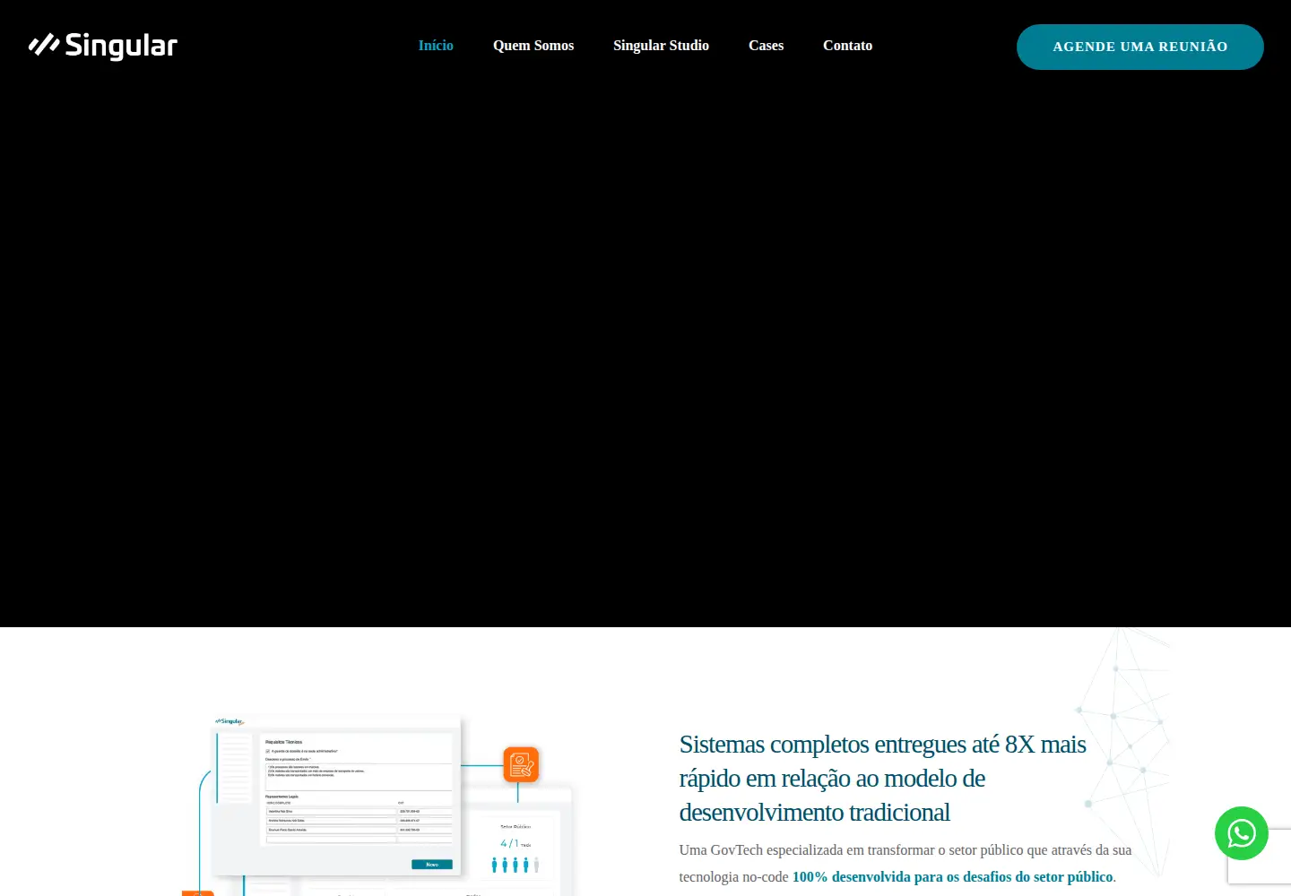 Screenshot of singular.tec.br