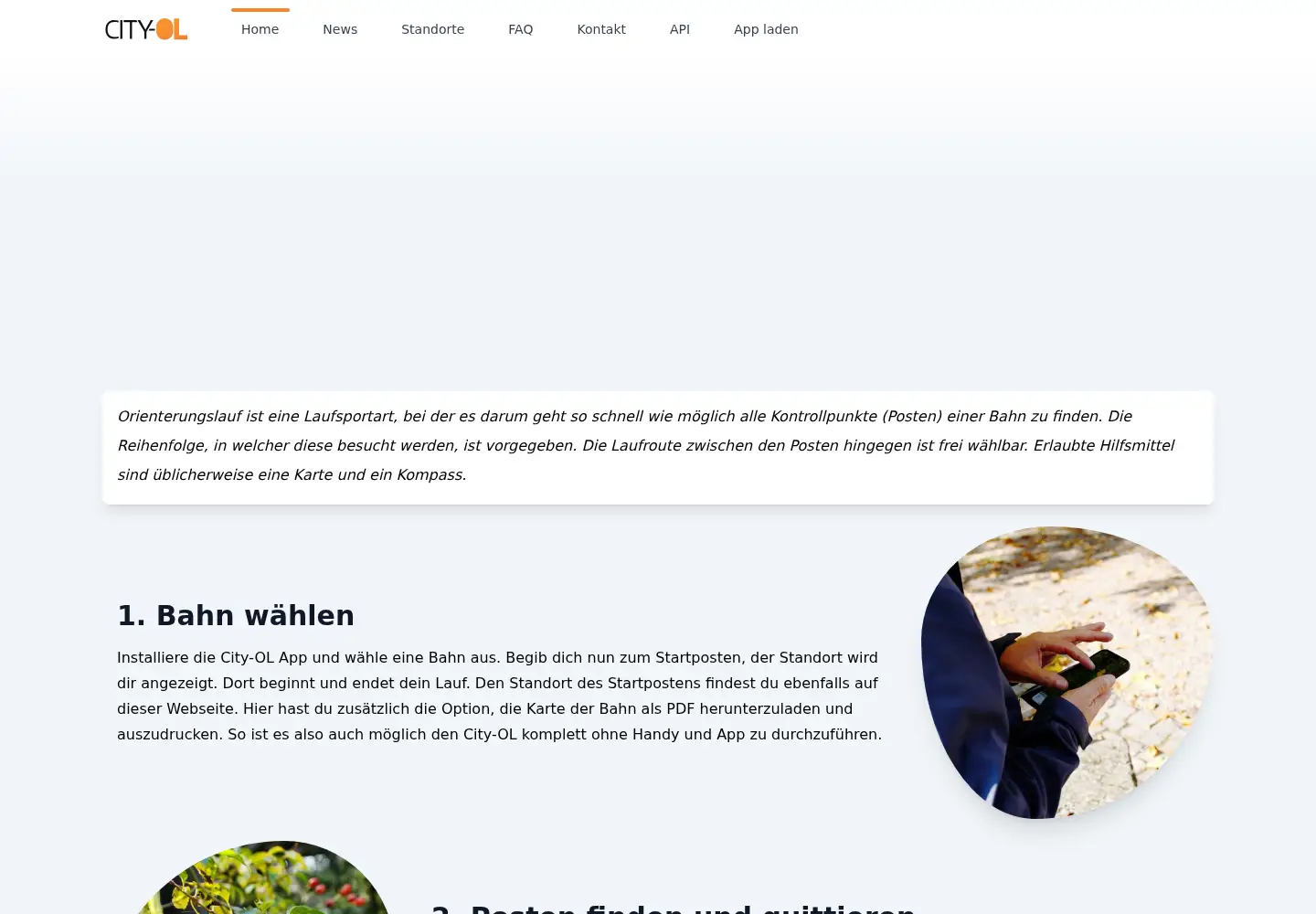 Captured homepage of city-ol.ch in the current scan