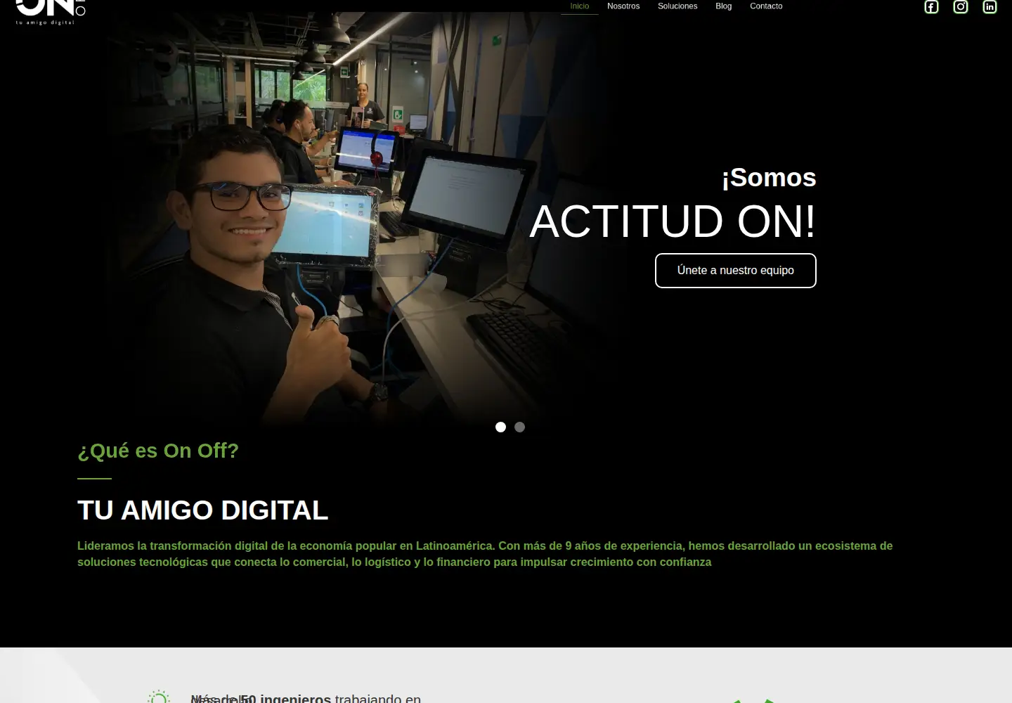 Screenshot of onoff.com.co