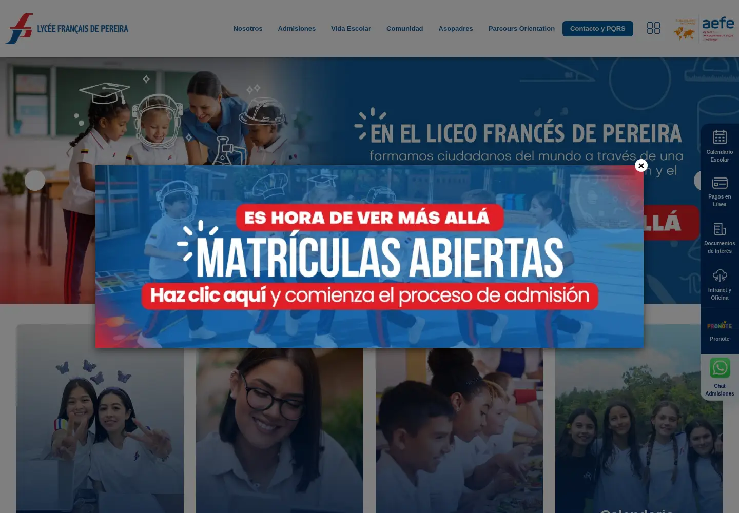 Screenshot of lfp.edu.co