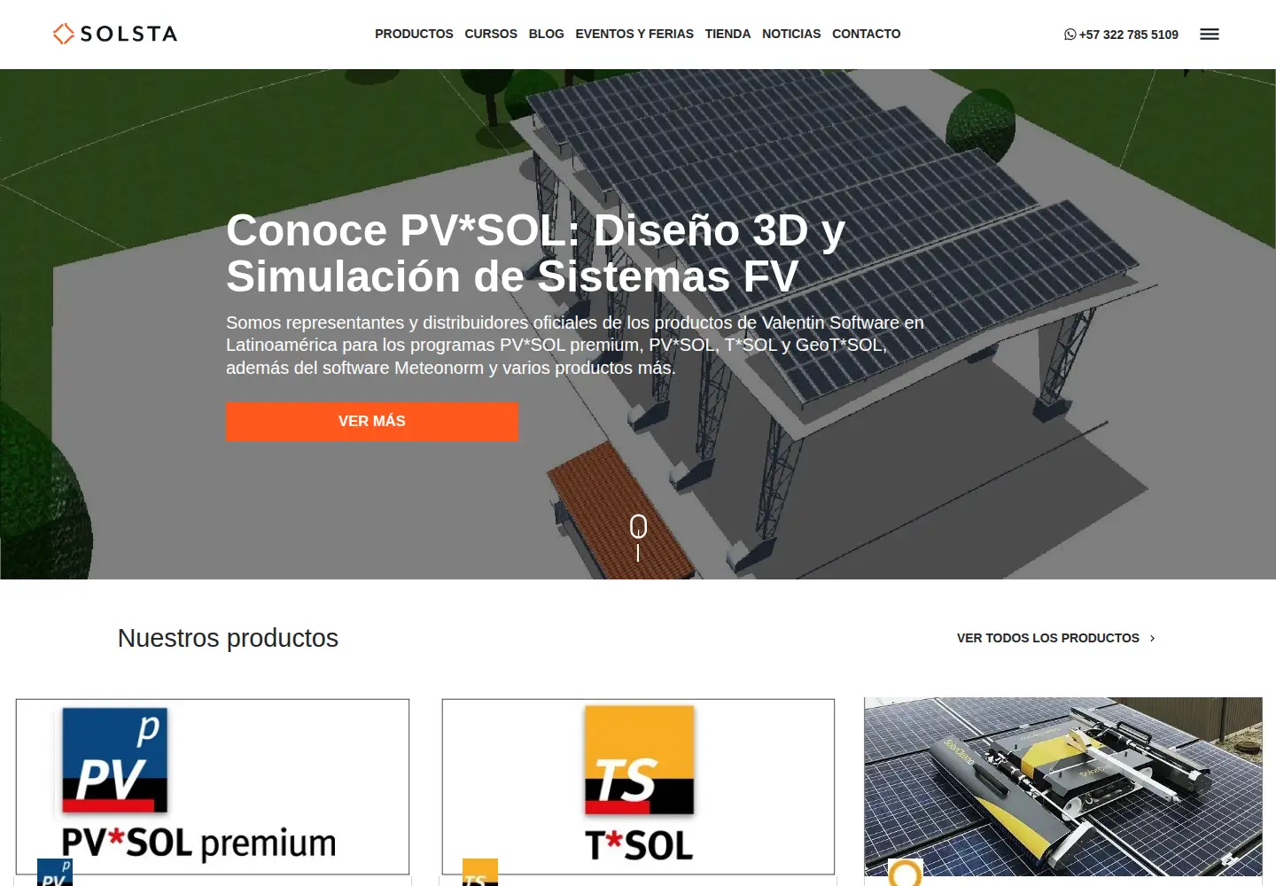Captured homepage of solsta.co in the current scan