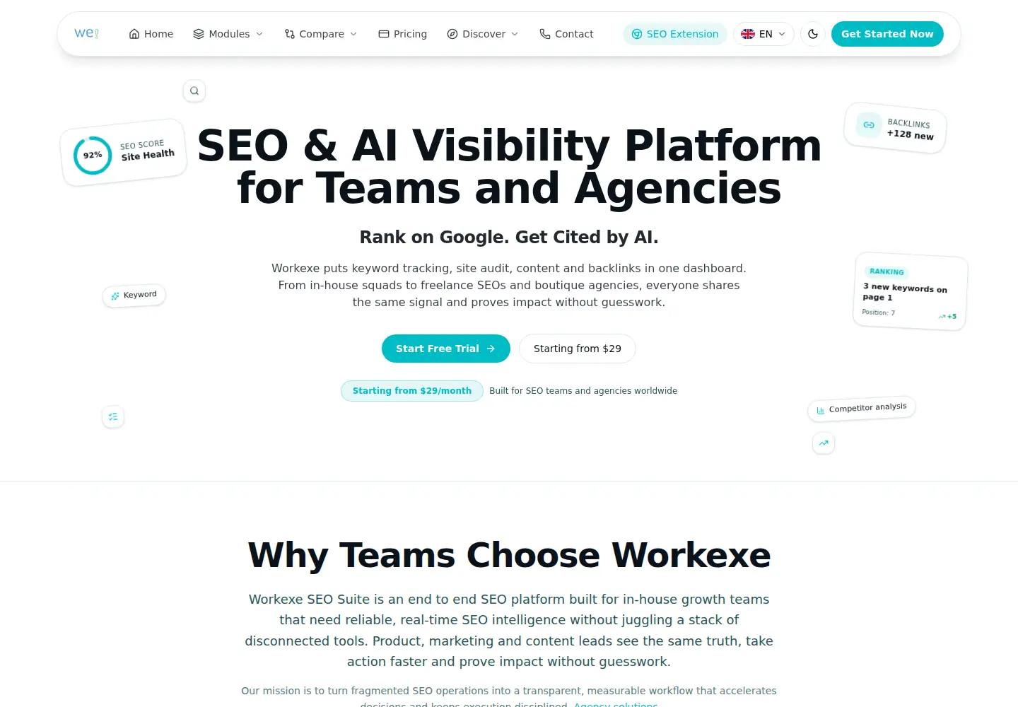 Screenshot of workexe.co