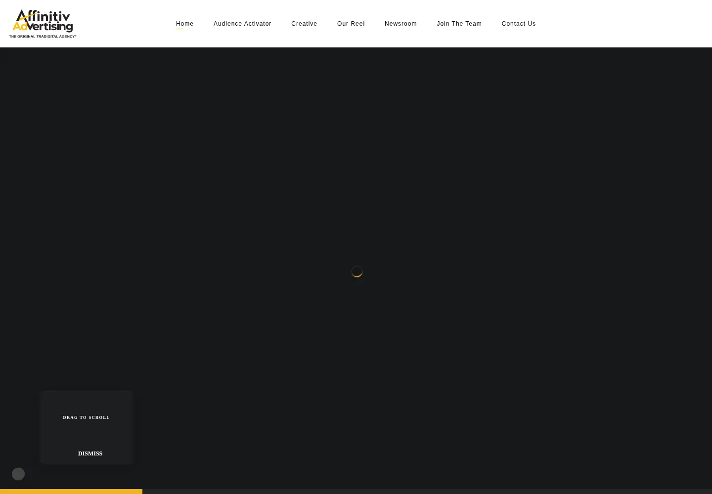 Screenshot of affinitivadvertising.com