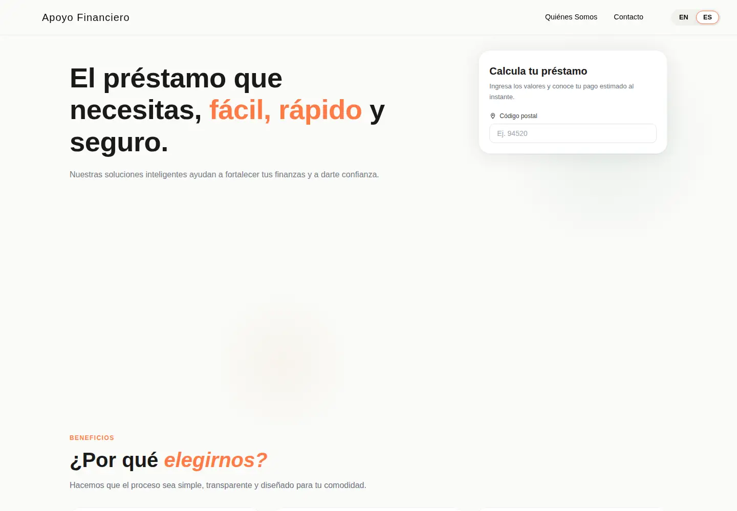 Screenshot of apoyo-financiero.com