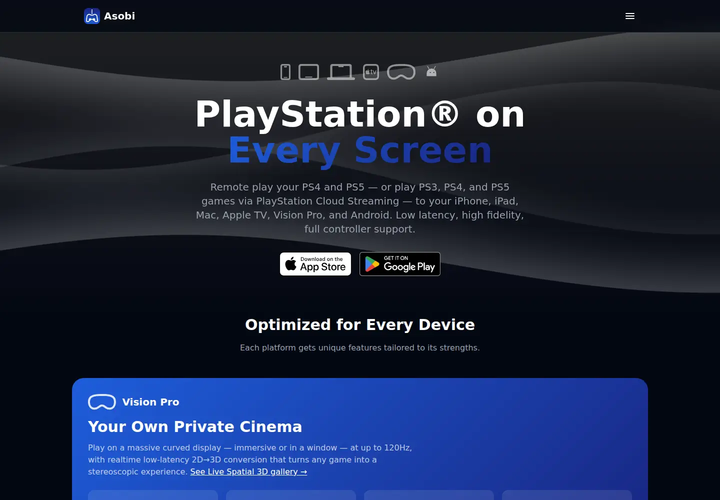 Screenshot of asobiapp.com