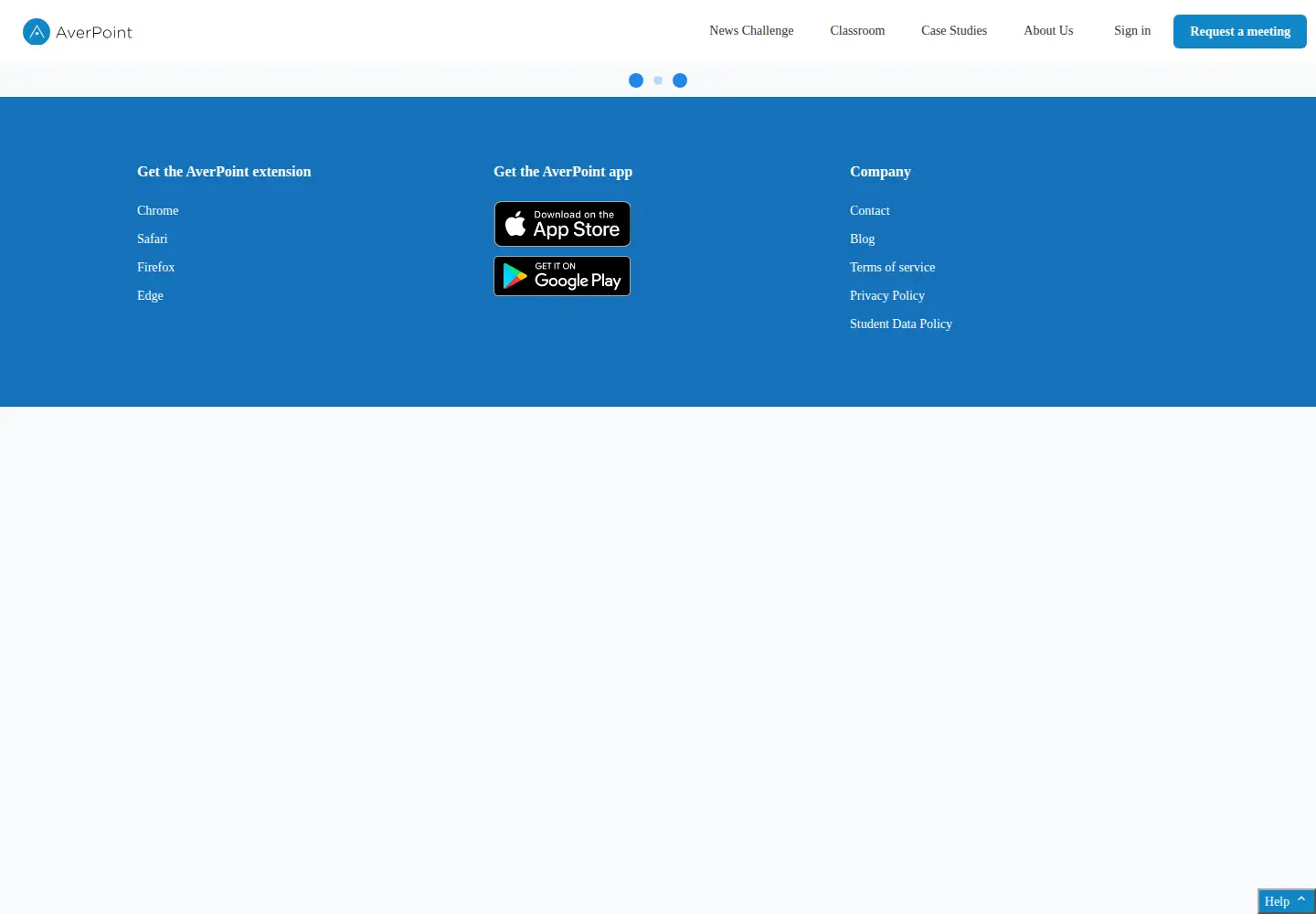 Screenshot of averpoint.com