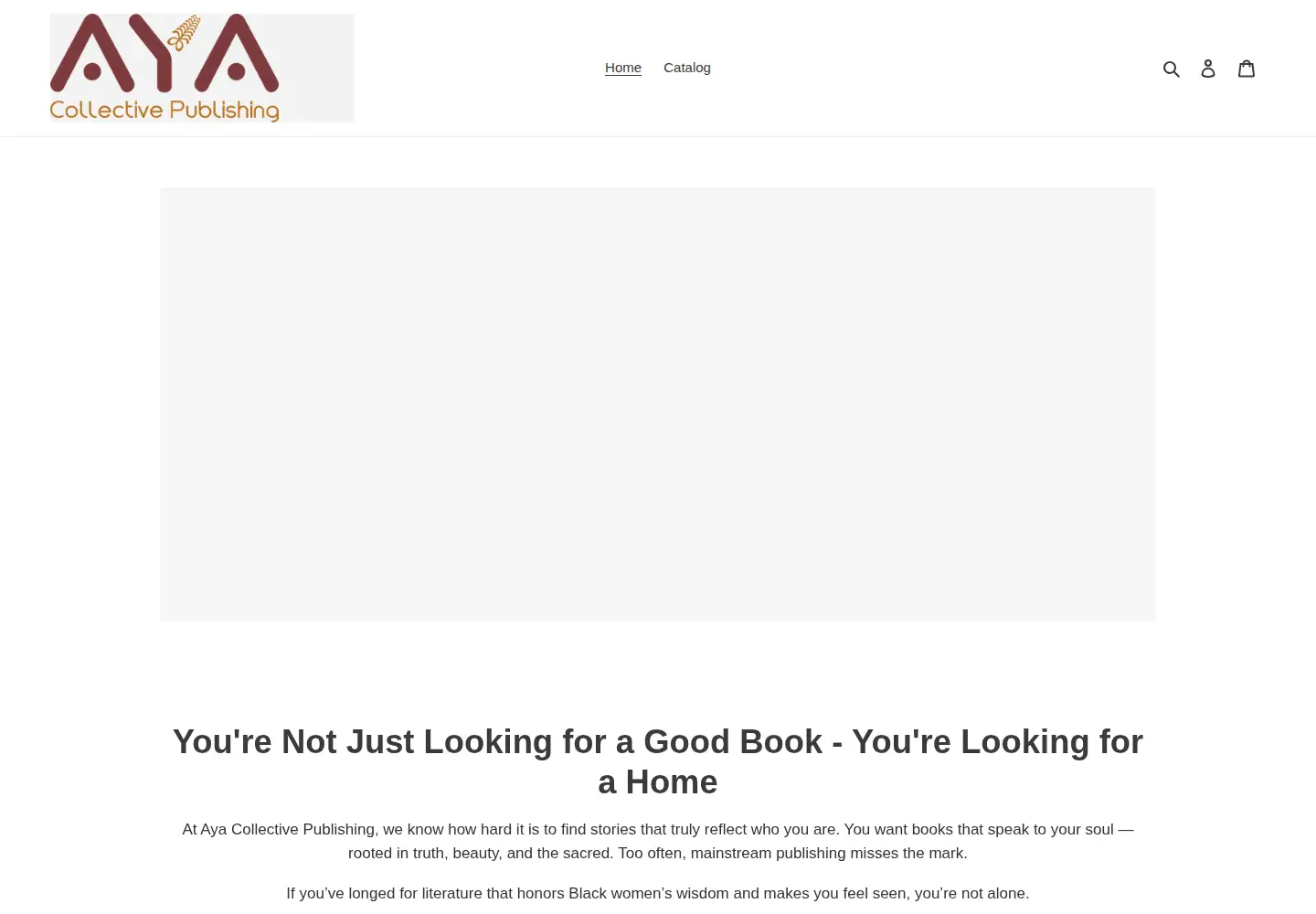 Captured homepage of ayamediapublishingllc.com in the current scan