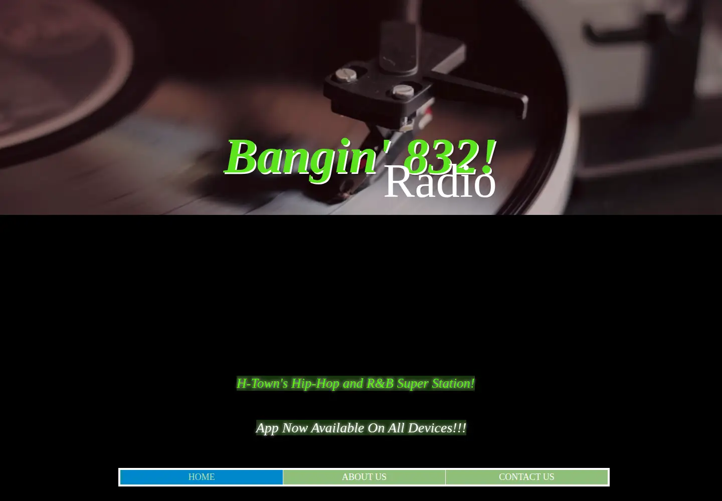 Captured homepage of bangin832.com in the current scan