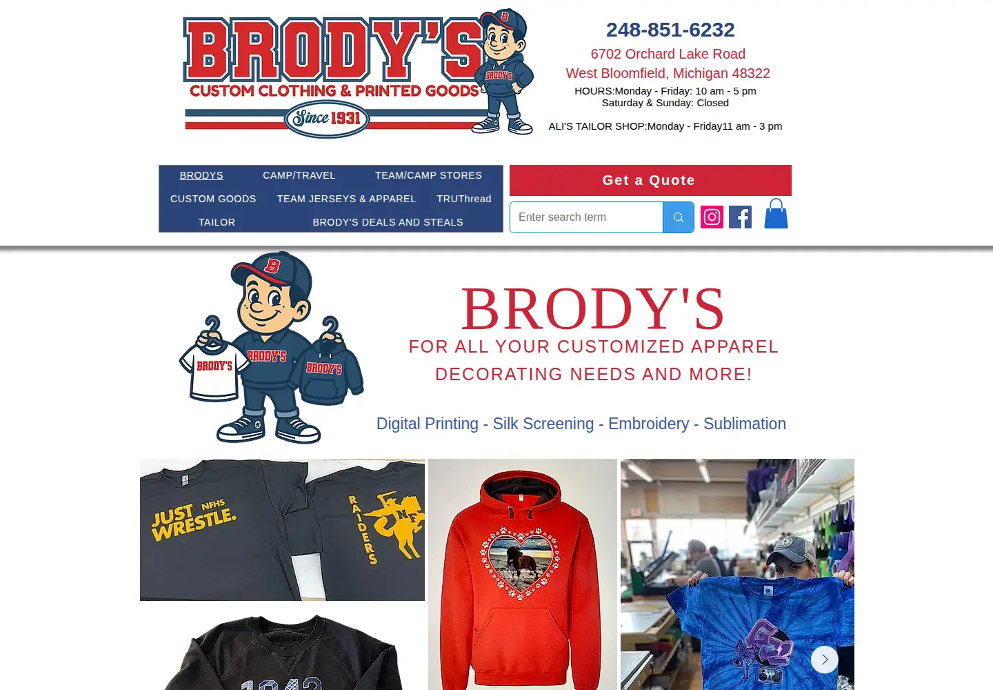 Screenshot of brodysonline.com