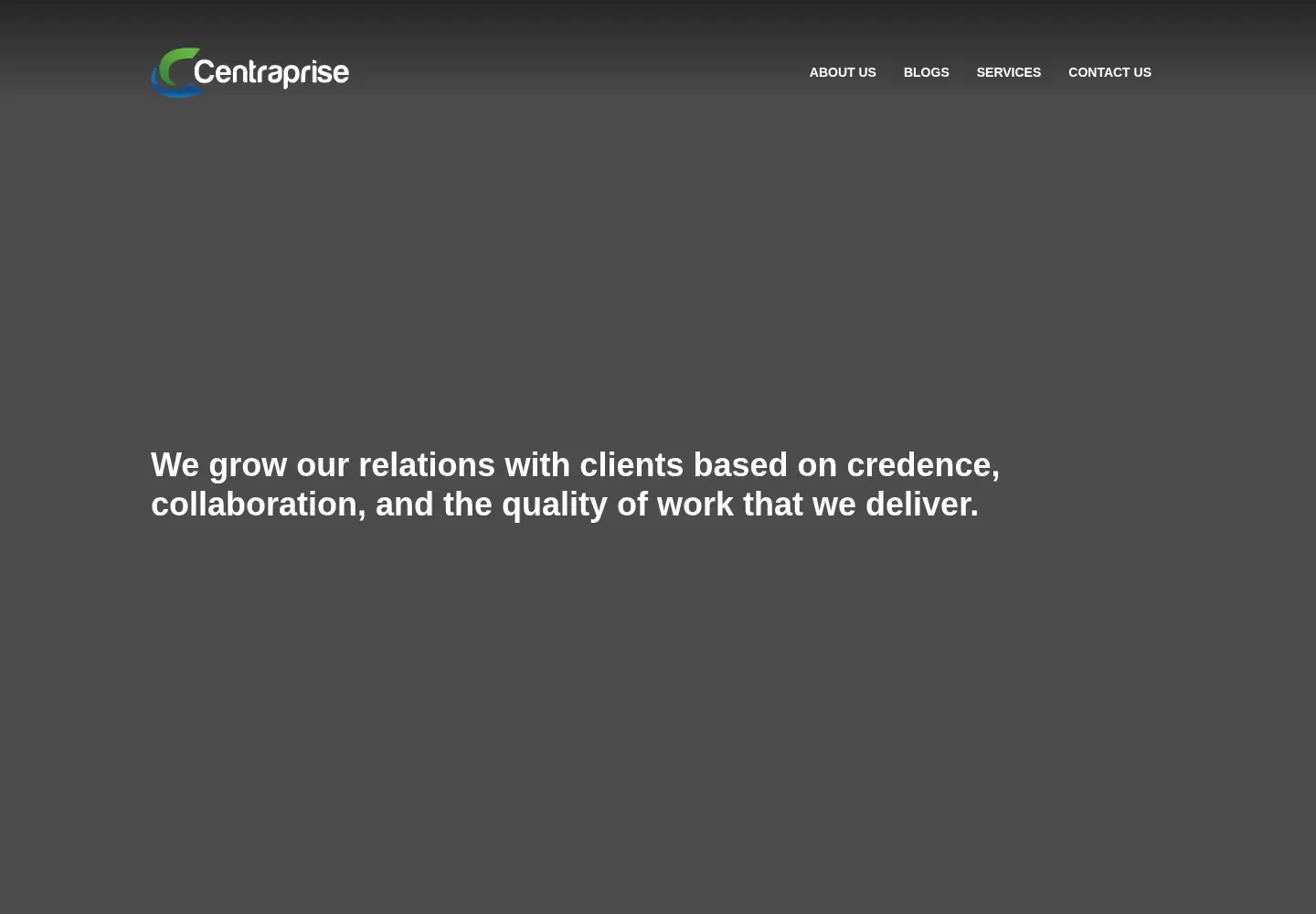 Screenshot of centraprise.com
