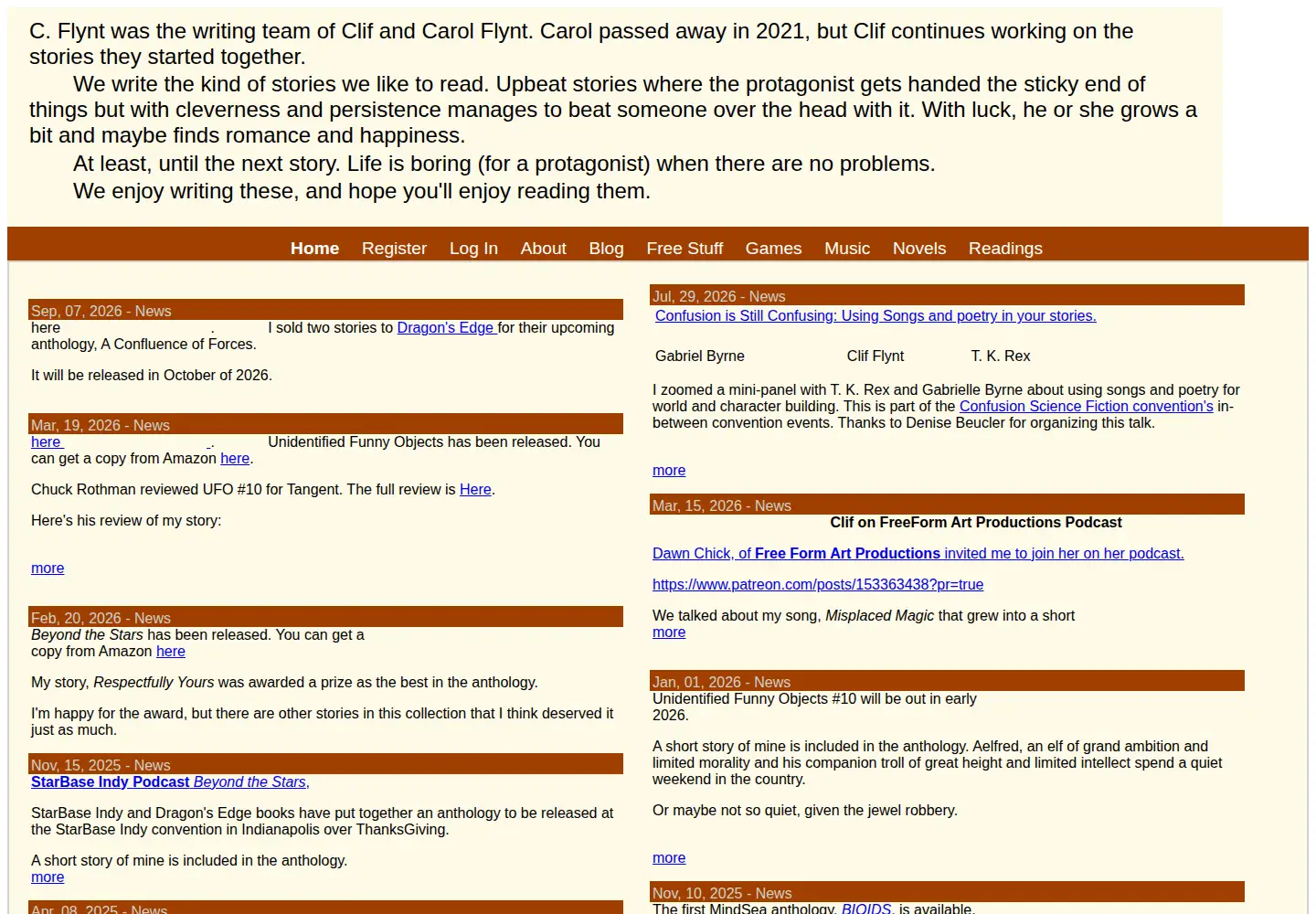 Screenshot of cflynt.com