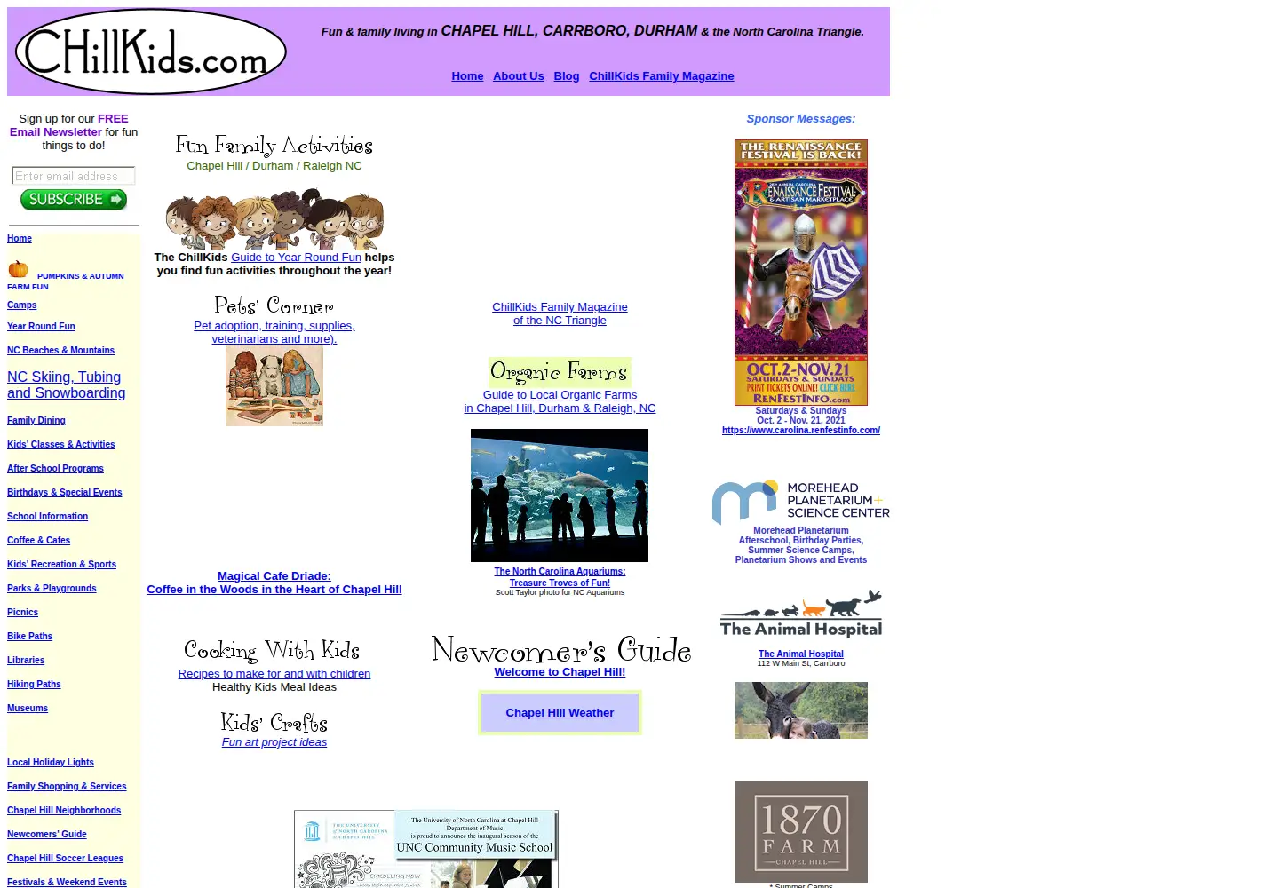 Screenshot of chillkids.com