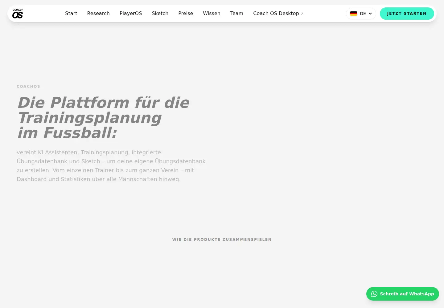 Screenshot of coach-os.com