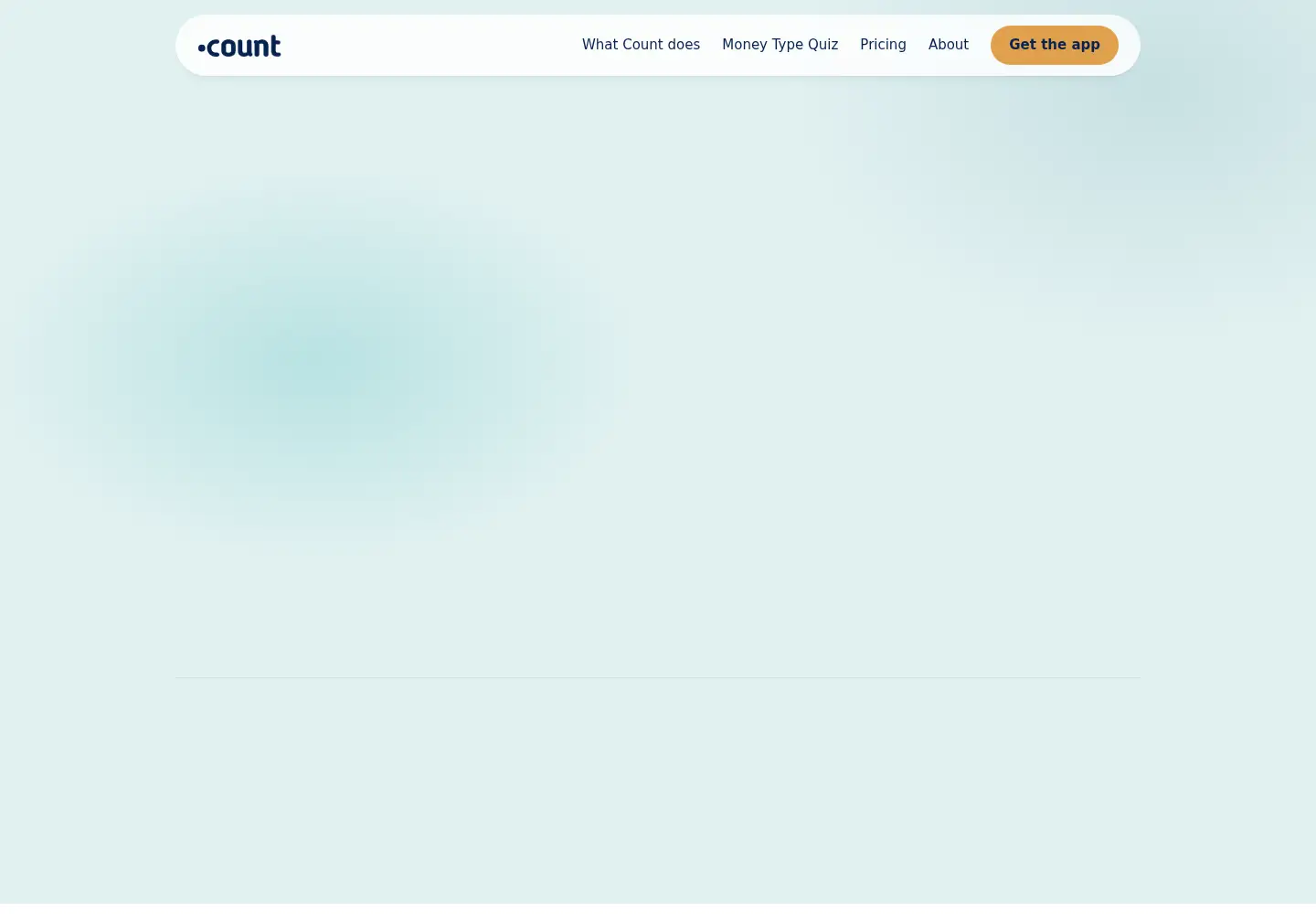 Captured homepage of count-finance.com in the current scan