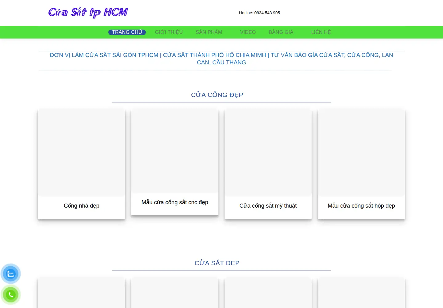 Screenshot of cuasattphcm.com