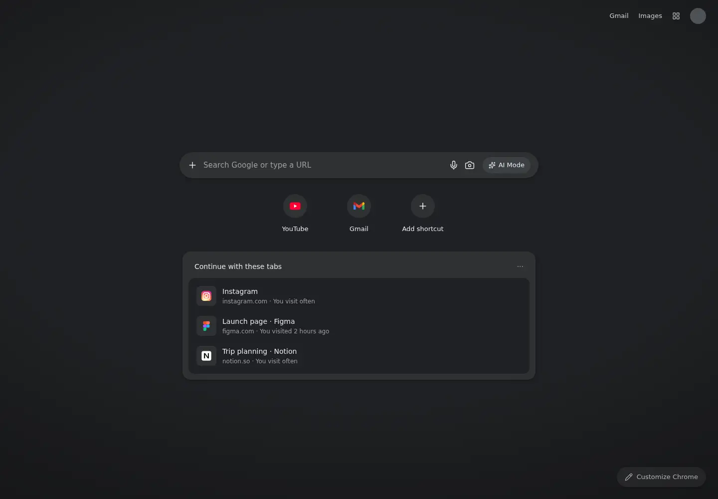 Captured homepage of dashyapp.com in the current scan