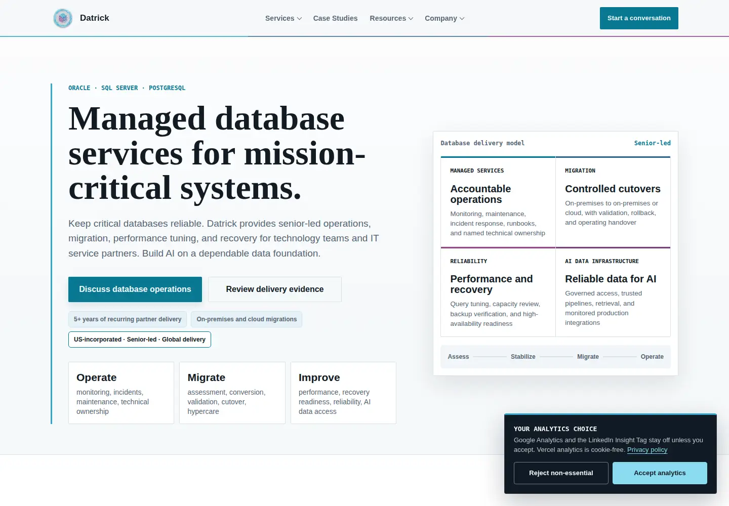 Screenshot of datrick.com