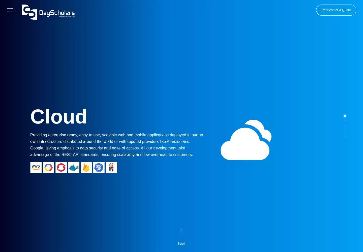 Screenshot of dayscholars.com