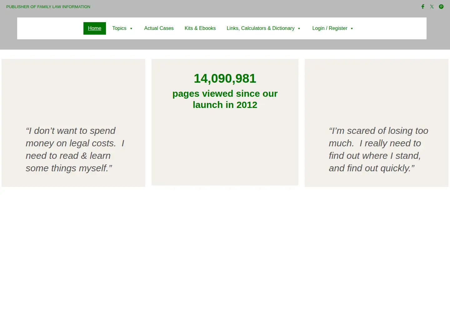 Captured homepage of diyfamilylawaustralia.com in the current scan