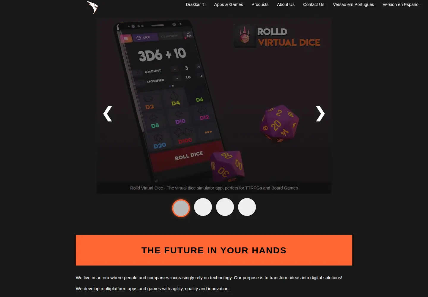 Screenshot of drakkarti.com