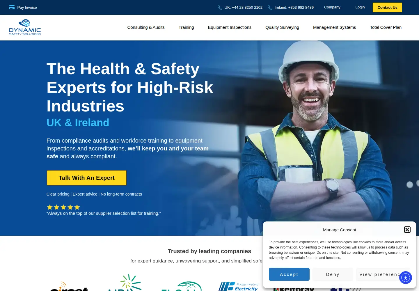 Screenshot of dsafetys.com