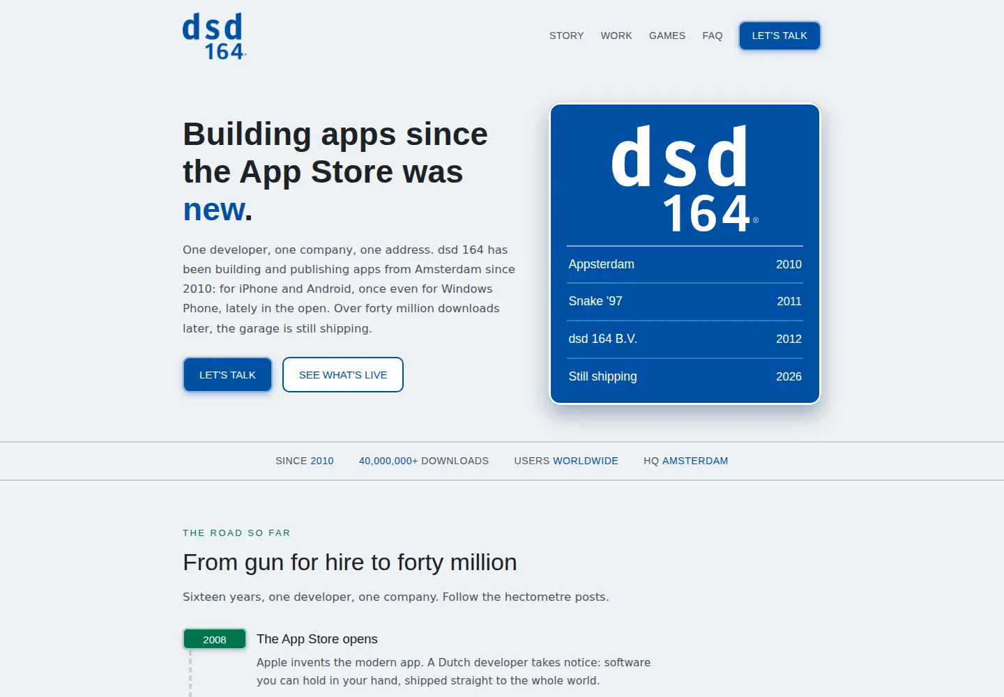 Screenshot of dsd164.com