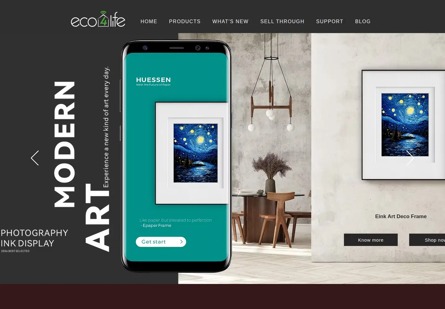 Captured homepage of eco4lifehome.com in the current scan