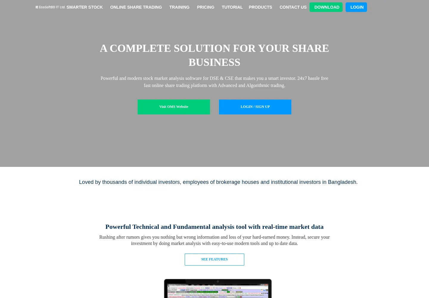 Screenshot of ecosoftbd.com