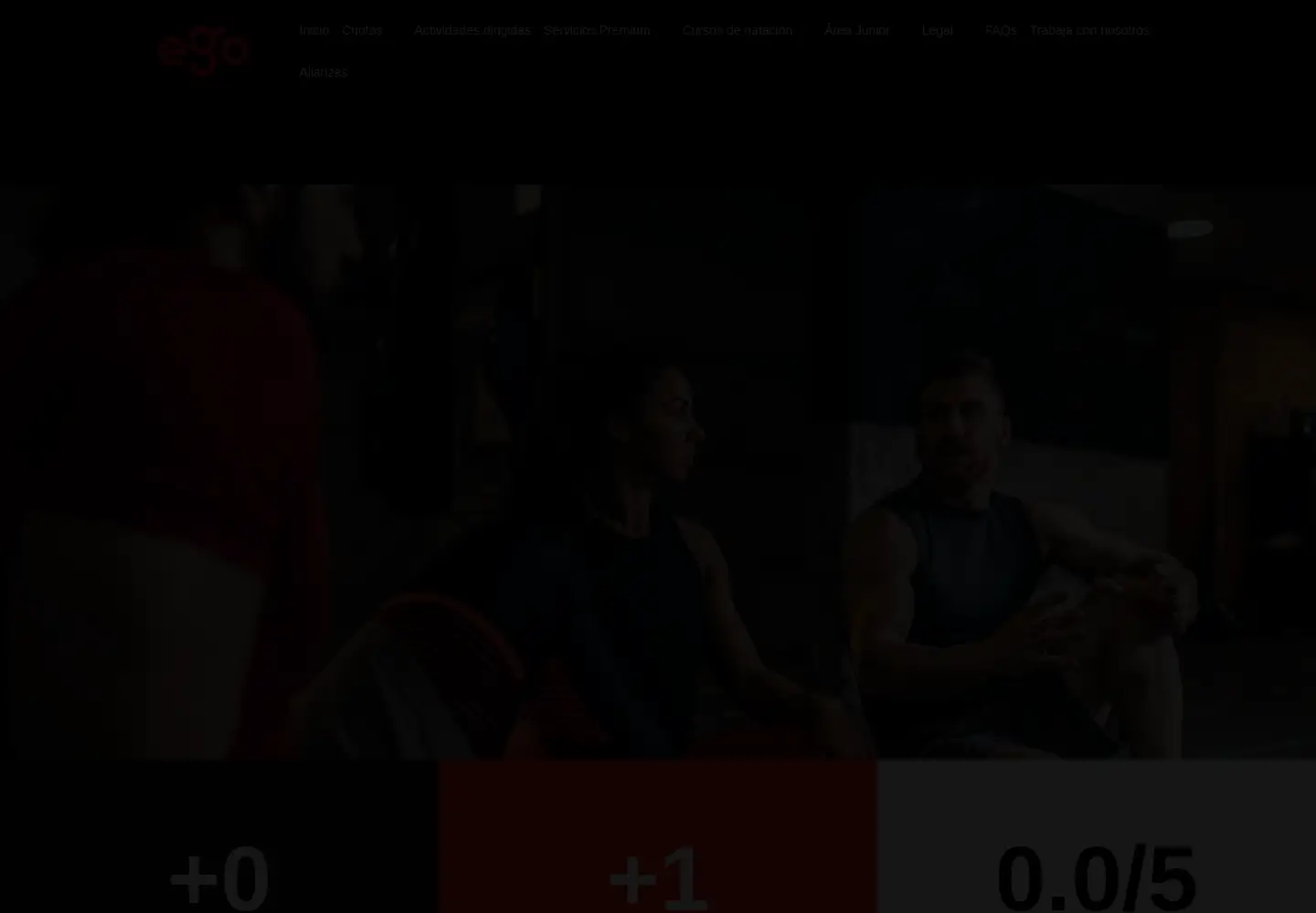 Captured homepage of egosportcenter.com in the current scan