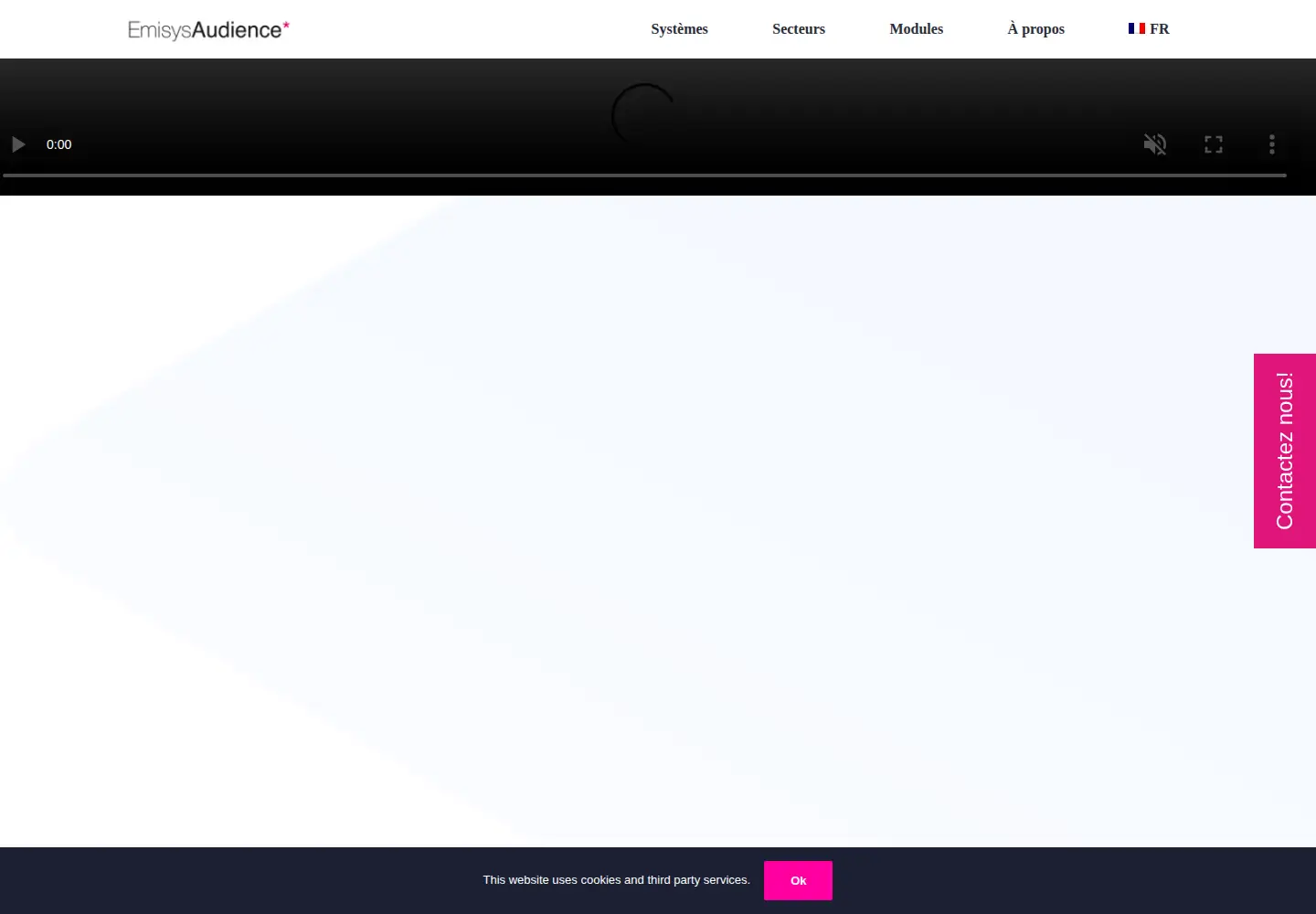 Captured homepage of emisys.com in the current scan