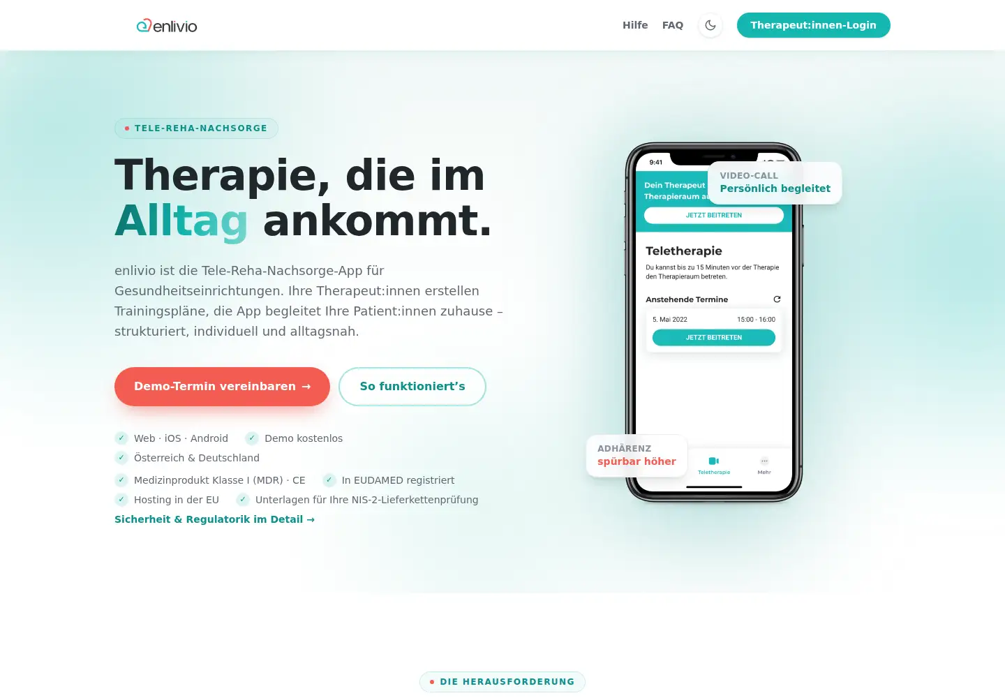 Screenshot of enlivio.com
