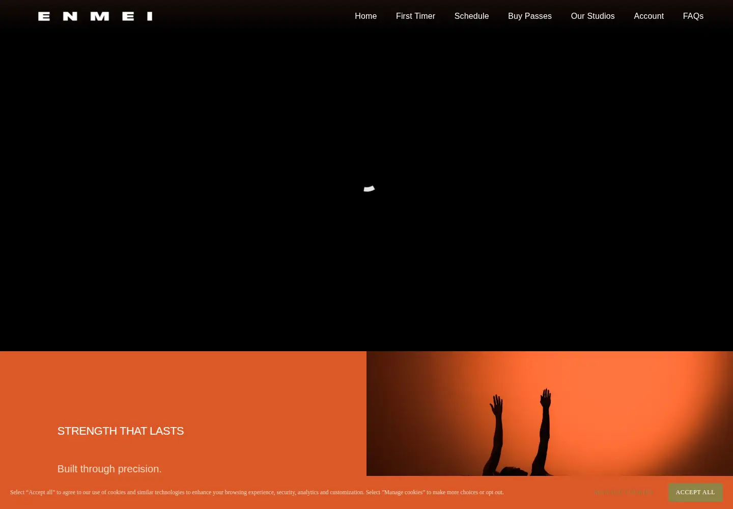 Captured homepage of enmeistudios.com in the current scan