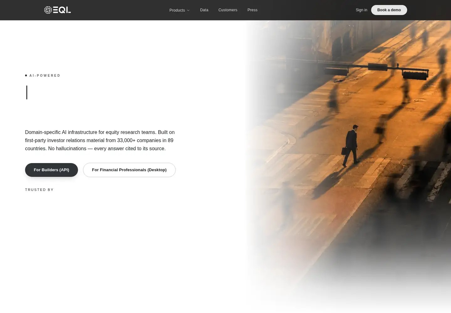 Screenshot of eqlglobal.com