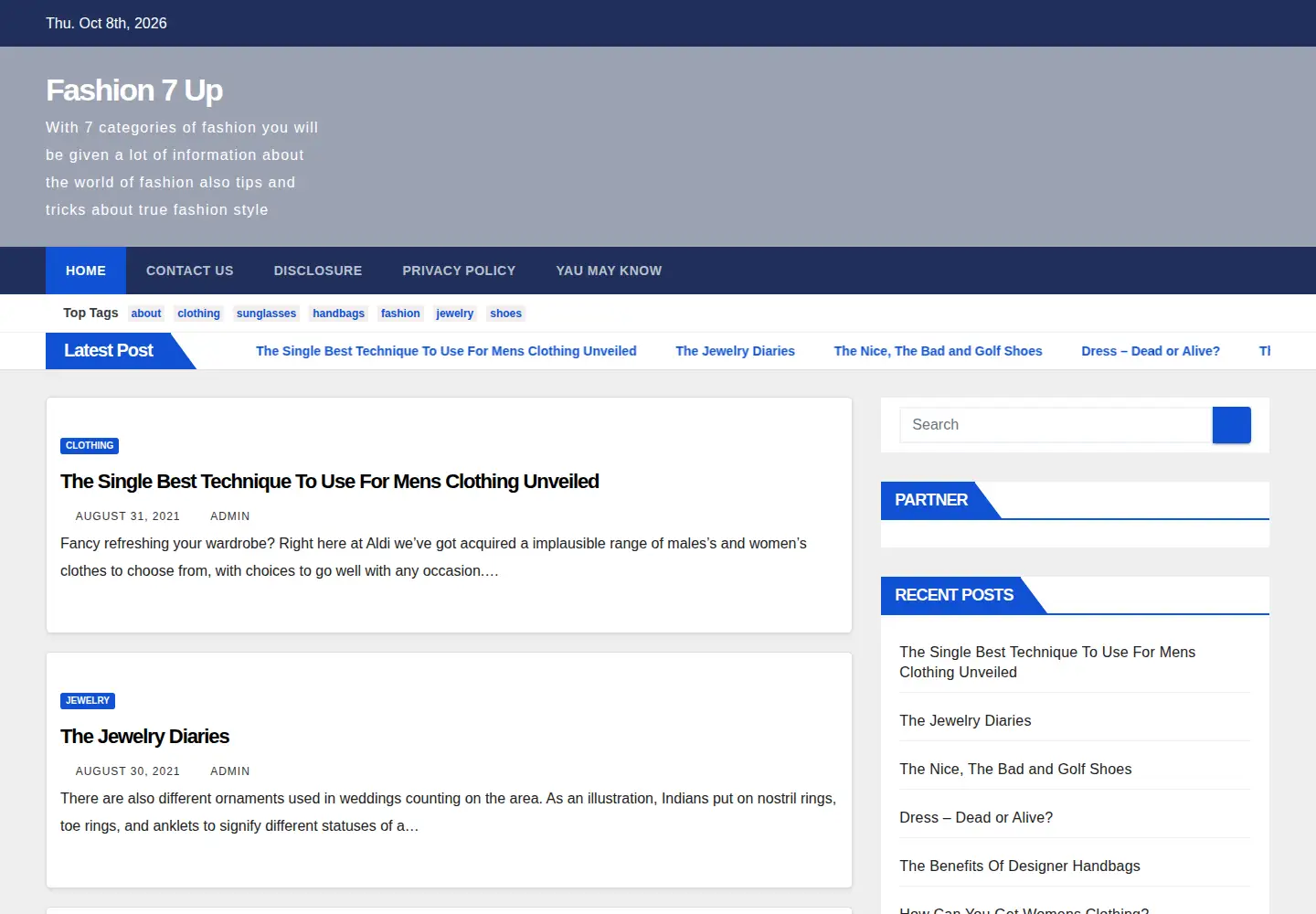 Screenshot of f7up.com
