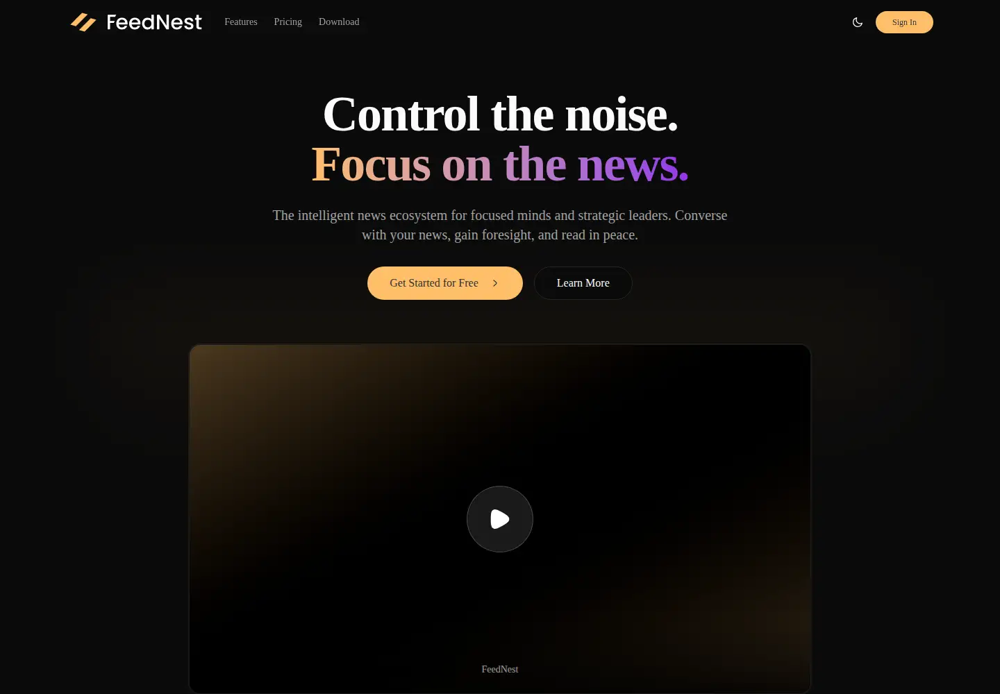 Screenshot of feednest.com