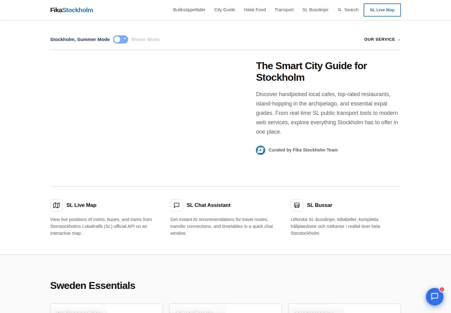 Captured homepage of fikastockholm.com in the current scan
