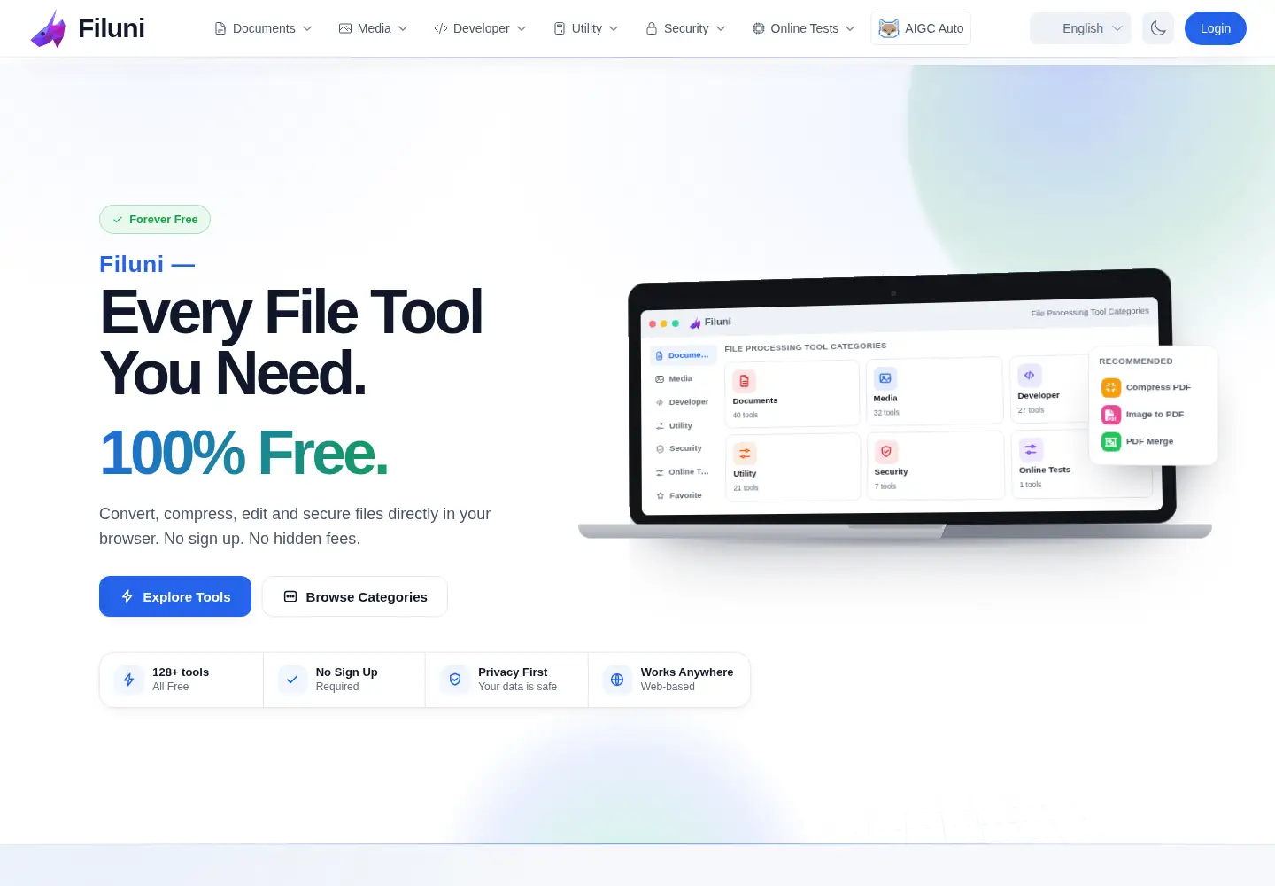 Screenshot of filuni.com