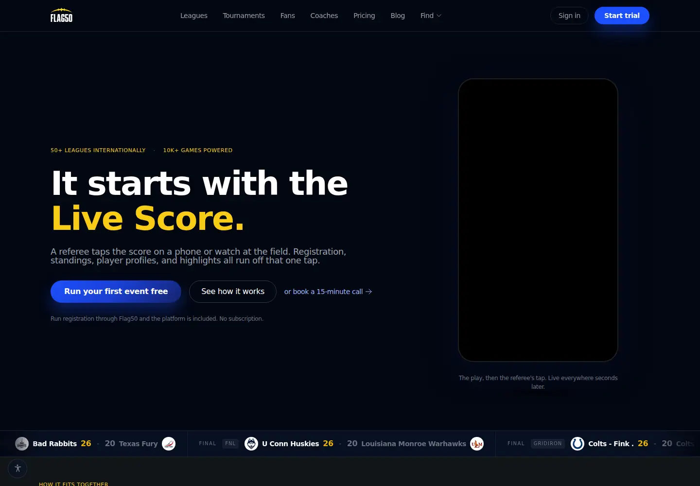 Screenshot of flag50.com