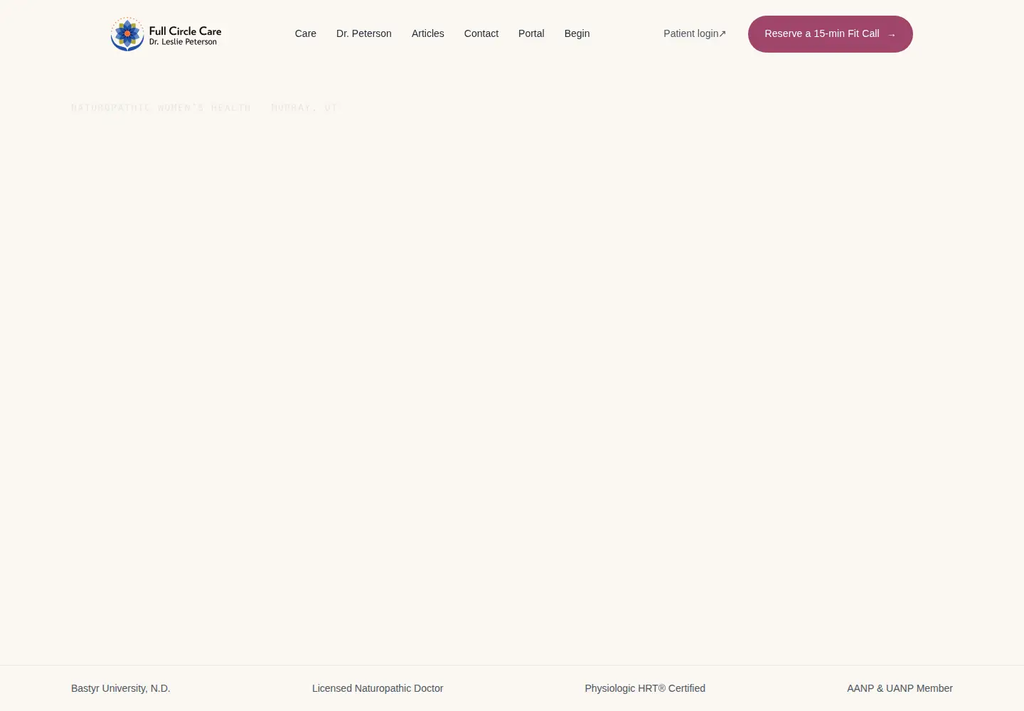 Screenshot of fullcirclecare.com