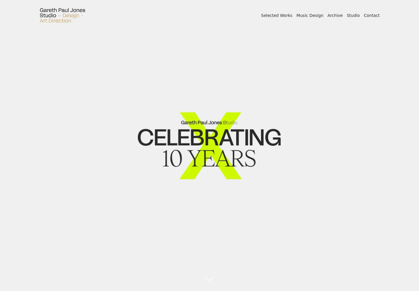 Captured homepage of garethpjones.com in the current scan