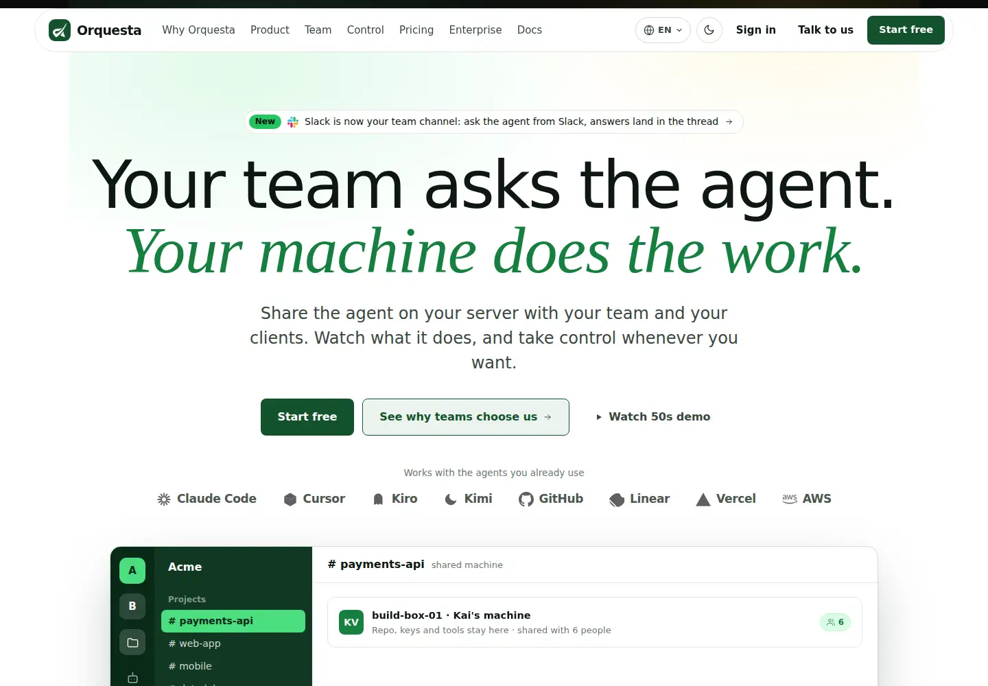 Screenshot of getorquesta.com